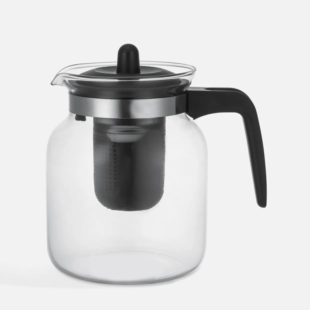 Dzbanek z zaparzaczem czarny 1,5 l