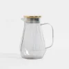 Dzbanek ze szkła borokrzemowego geometryczny 1,5 L