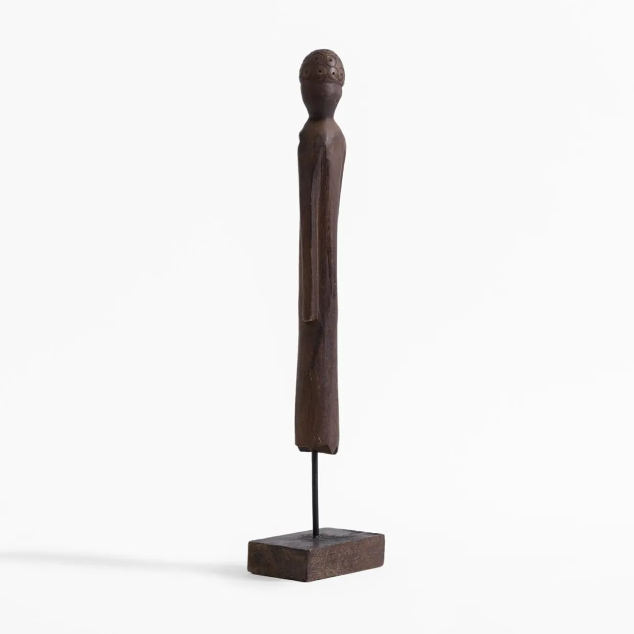 Figurka dekoracyjna brązowa 45 cm