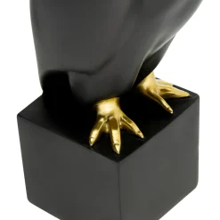 Figurka dekoracyjna czarna SOWA 27 cm