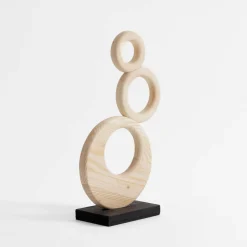 Figurka dekoracyjna drewniana 34 cm