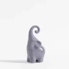 Figurka dekoracyjna SŁOŃ szara