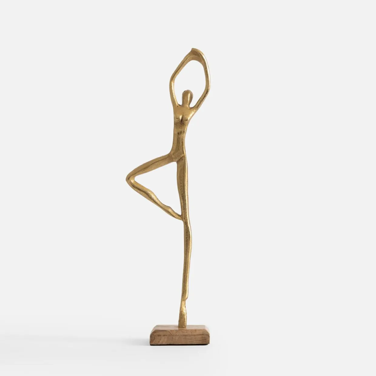 Figurka dekoracyjna złota JOGA MIX 35 cm