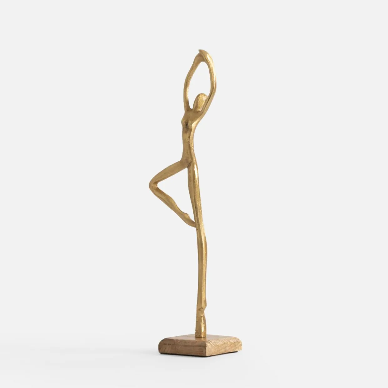 Figurka dekoracyjna złota JOGA MIX 35 cm