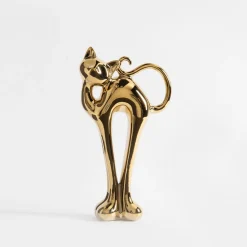 Figurka dekoracyjna złota KOT 27,5 cm