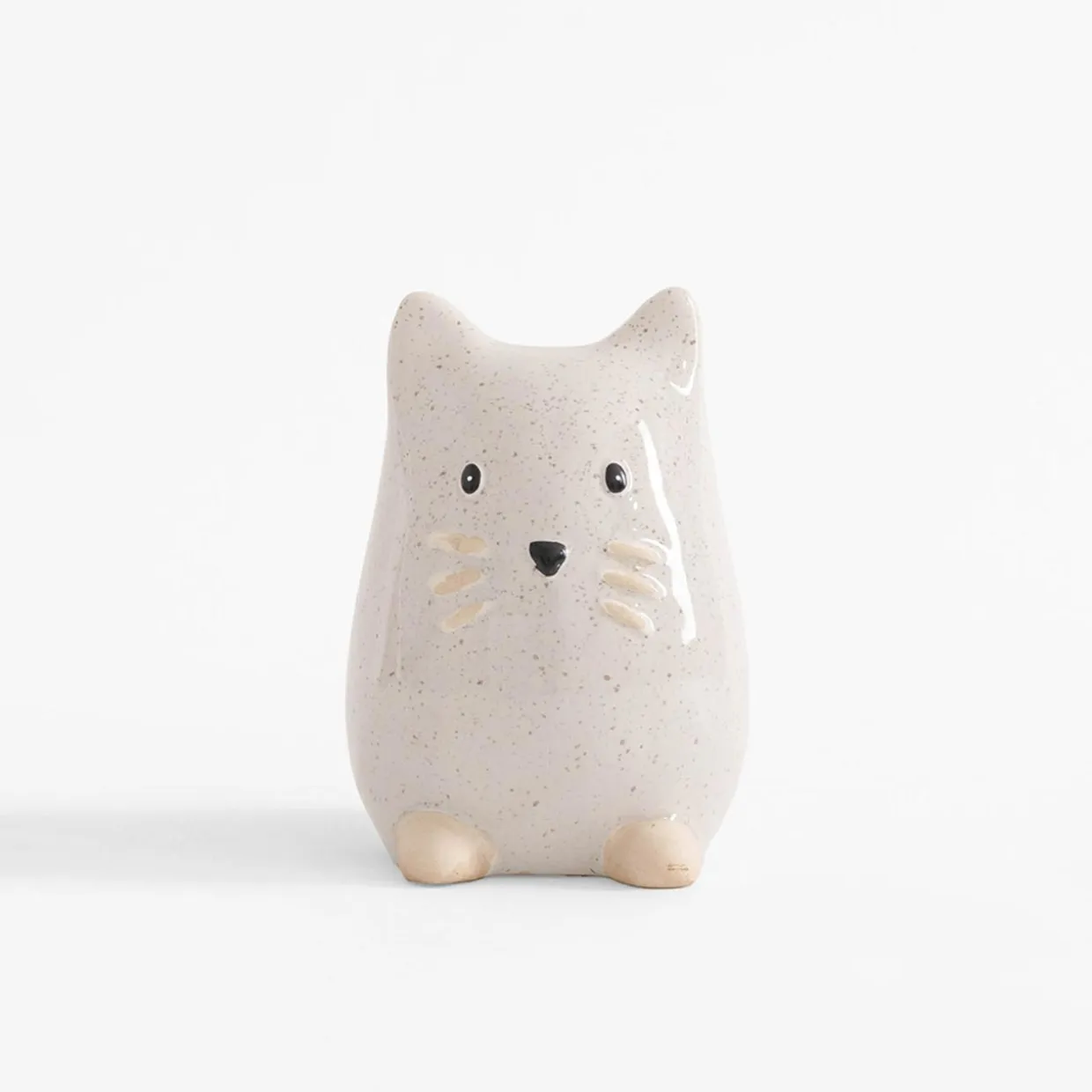 Figurka porcelanowa, kot, 13 cm, MIX