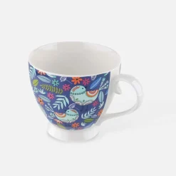 Filiżanka na nóżce granatowa JUMBO FOLK 350 ml