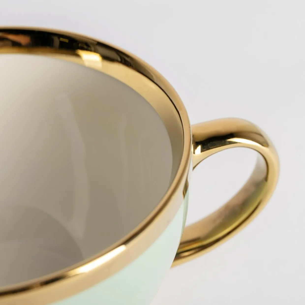 Filiżanka porcelanowa Jumbo AURORA GOLD 400 ml