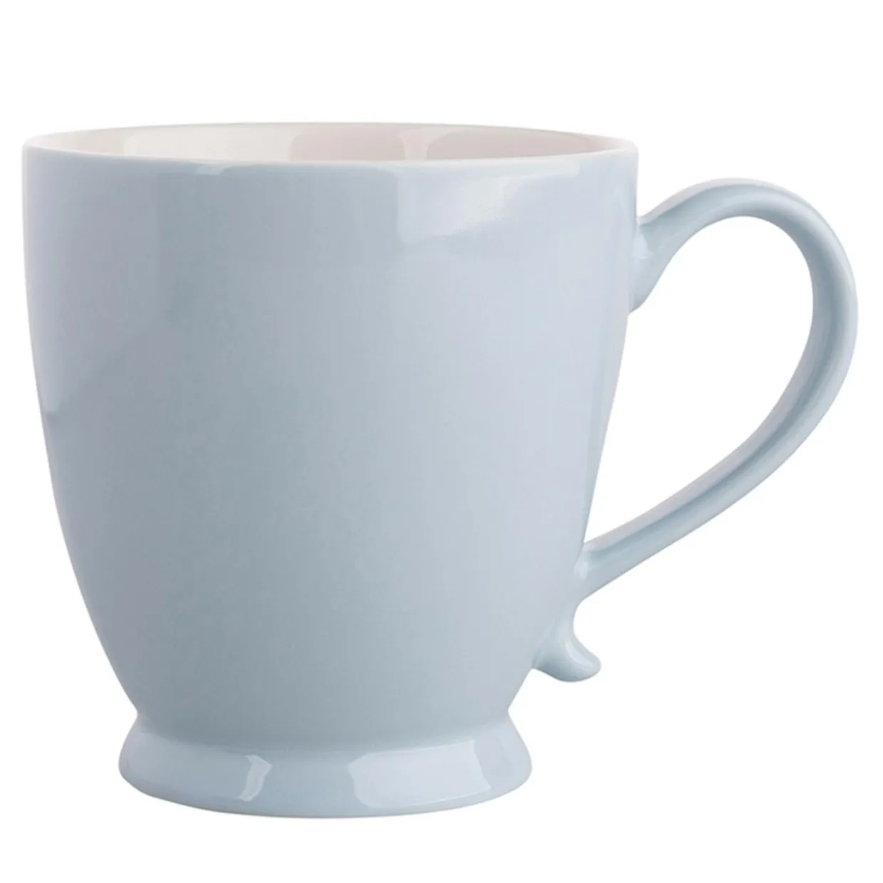 Filiżanka porcelanowa na nóżce niebieska Jumbo URBAN 400 ml