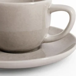 Filiżanka ze spodkiem ceramiczna 100 ml EYO