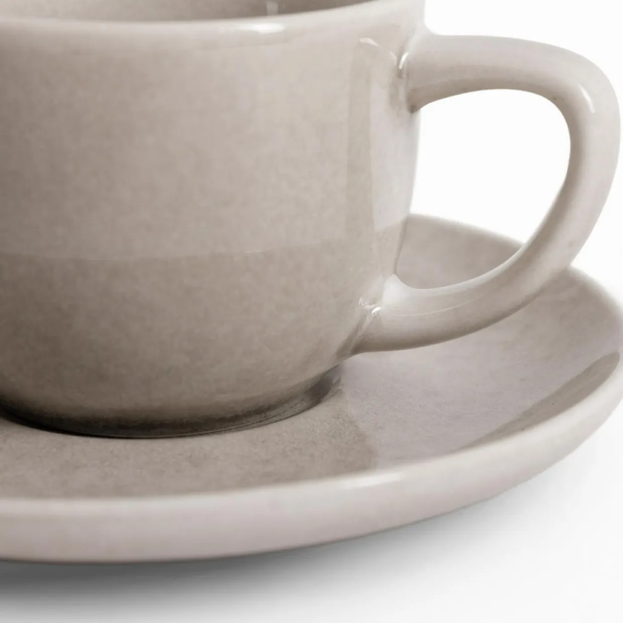Filiżanka ze spodkiem ceramiczna 100 ml EYO