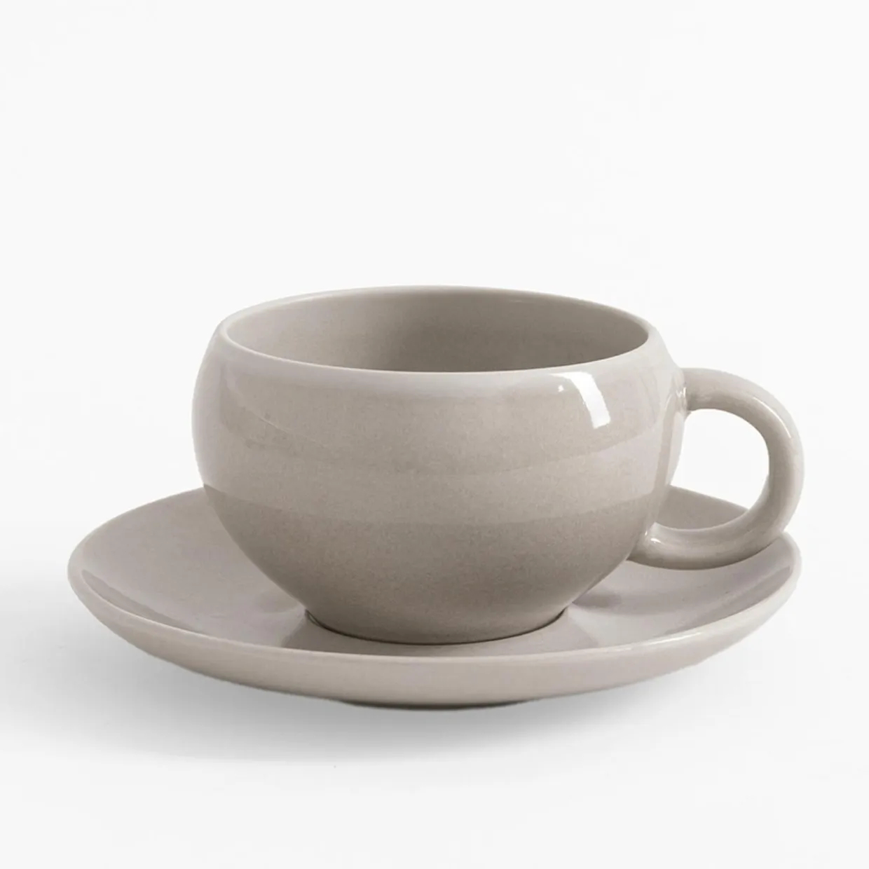 Filiżanka ze spodkiem ceramiczna EYO 190 ml