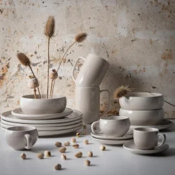 Filiżanka ze spodkiem ceramiczna EYO 190 ml