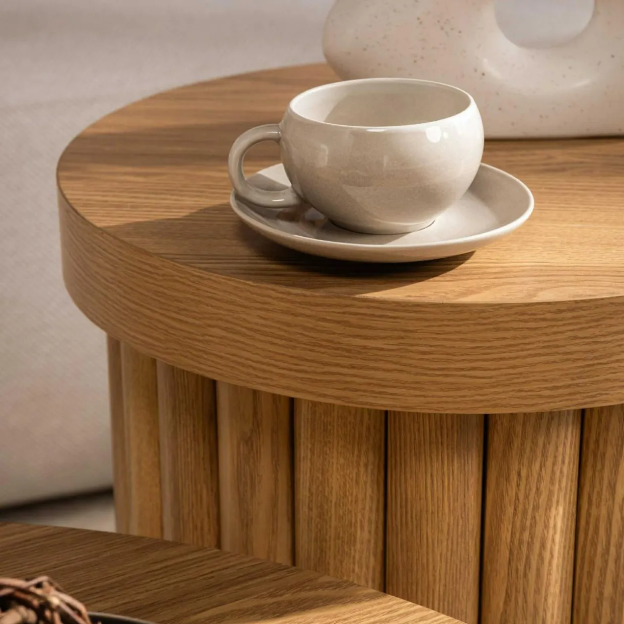 Filiżanka ze spodkiem ceramiczna EYO 190 ml