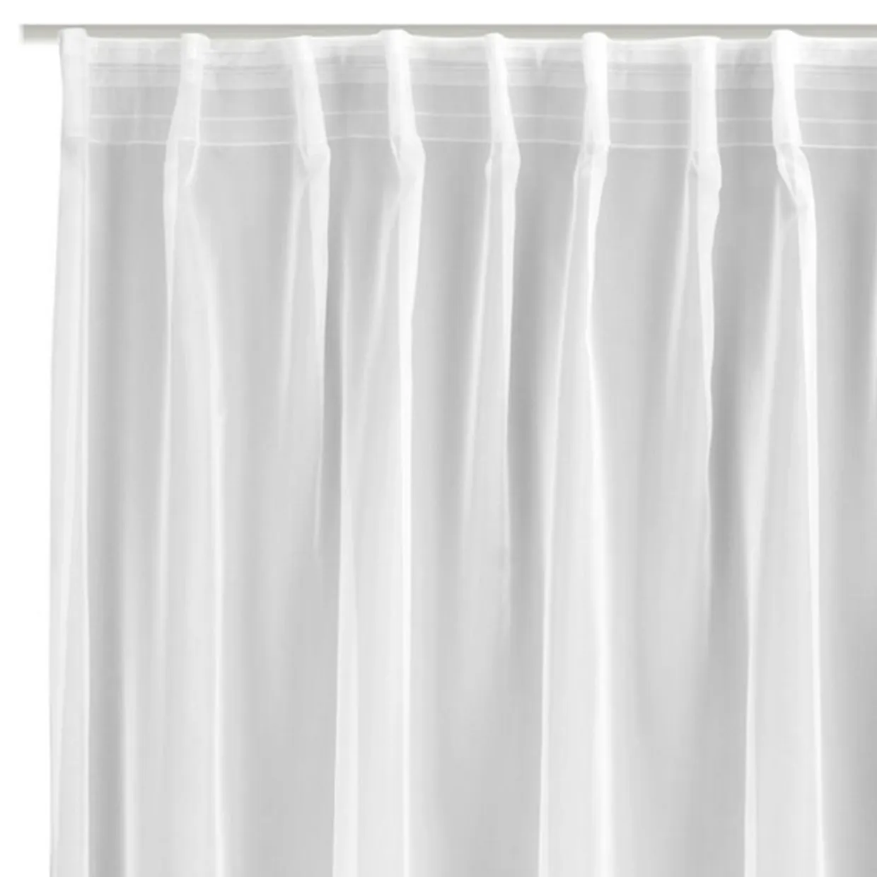 Firana do salonu biała SIMONE 400x170 cm