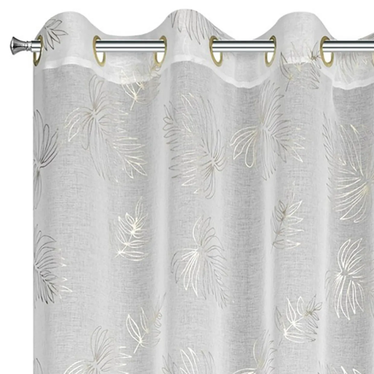 Firana do salonu glamour CAPRI 140x250 cm
