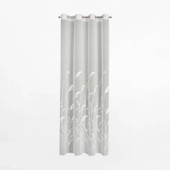 Firana na przelotkach kremowa ABBIE 140x250 cm