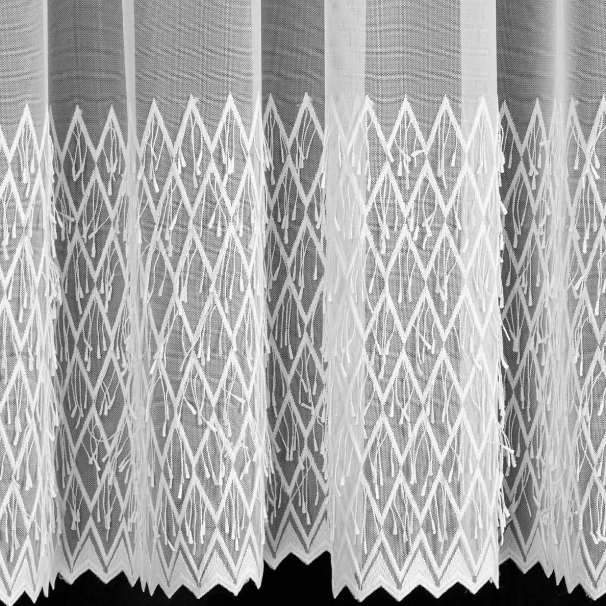 Firana na taśmie biała AMY 300x150 cm