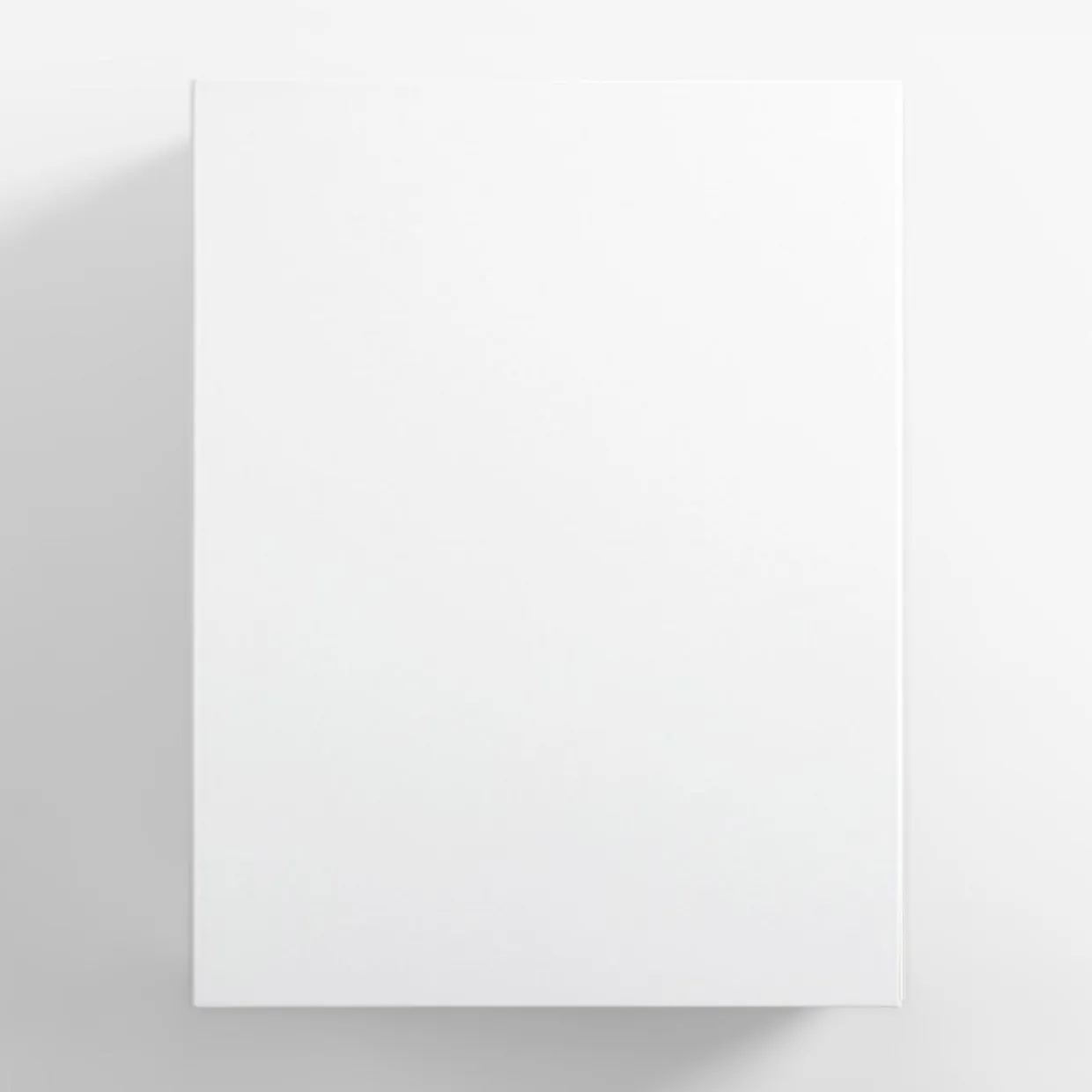 Formatka stojąca PIANO 58x77 biały mat