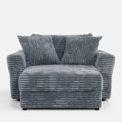 Fotel loveseat szary NOEMI