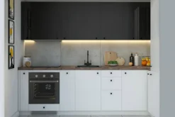 Front drzwi SALSA 60x76,5 czarny połysk