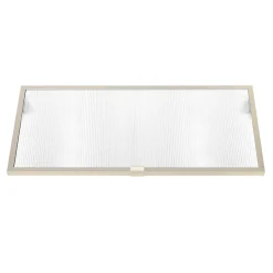 Front przeszklony ALFRAME 80x38,1 cm szampański