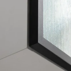 Front przeszklony ALFRAME 40x76,5 cm czarny