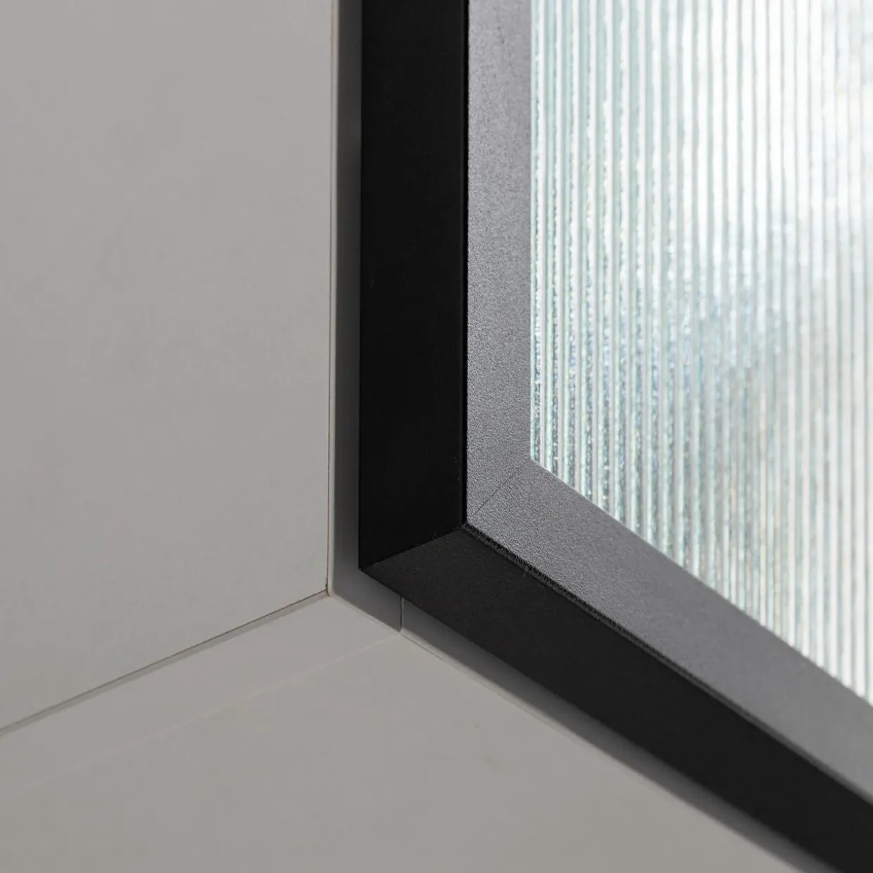 Front przeszklony ALFRAME 40x76,5 cm czarny