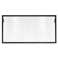Front przeszklony ALFRAME 80x38,1 cm czarny