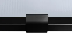 Front przeszklony ALFRAME 80x38,1 cm czarny