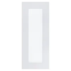 Front przeszklony NOTO 40x98 biały połysk