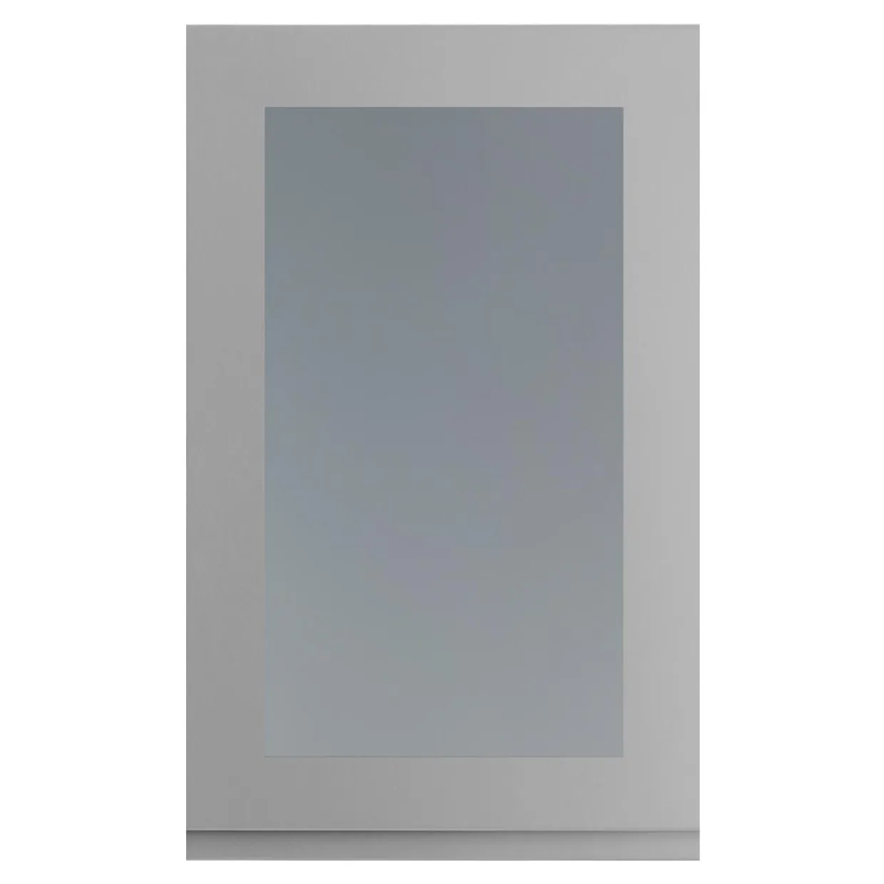 Front przeszklony PIANO 60x98 szary mat