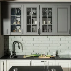 Front szuflady HAMPTON 40x12,5 cm onyx szary
