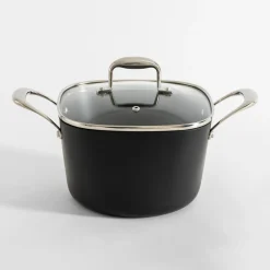 Garnek na indukcję czarny QUADRATO 3,5 l