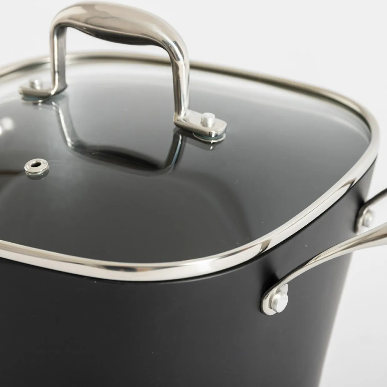 Garnek na indukcję czarny QUADRATO 3,5 l