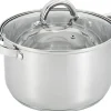 Garnek ze stali nierdzewnej srebrny GAMMA 4,6 l