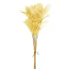 Gałązka dekoracyjna PIÓRA żółte 72 cm, 12 szt.