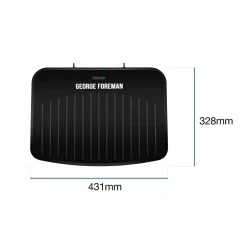 Grill elektryczy GEORGE FOREMAN czarny