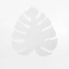 Kinkiet biały liść MONSTERA