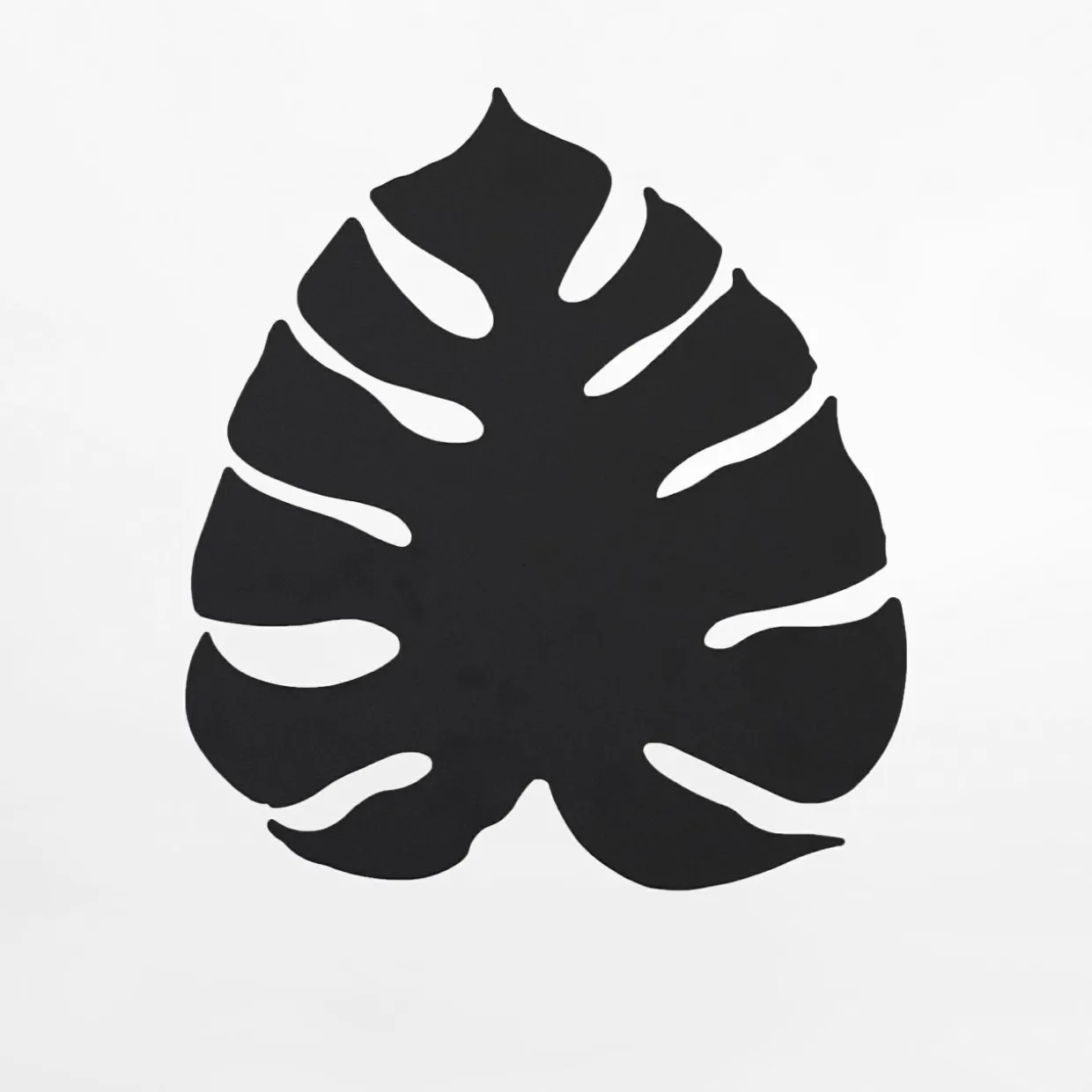 Kinkiet czarny liść MONSTERA