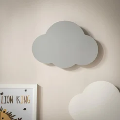 Kinkiet do pokoju dziecięcego szary CLOUD