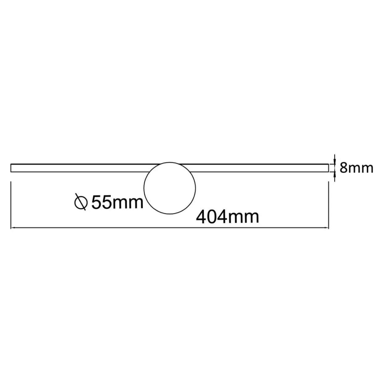 Kinkiet LED 6W chrom CAMARA