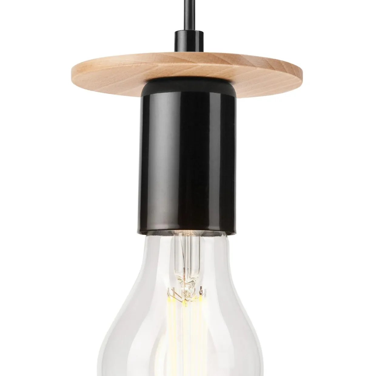 Kinkiet loft czarny ANGELINA