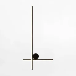 Kinkiet minimalistyczny LED czarny MILL
