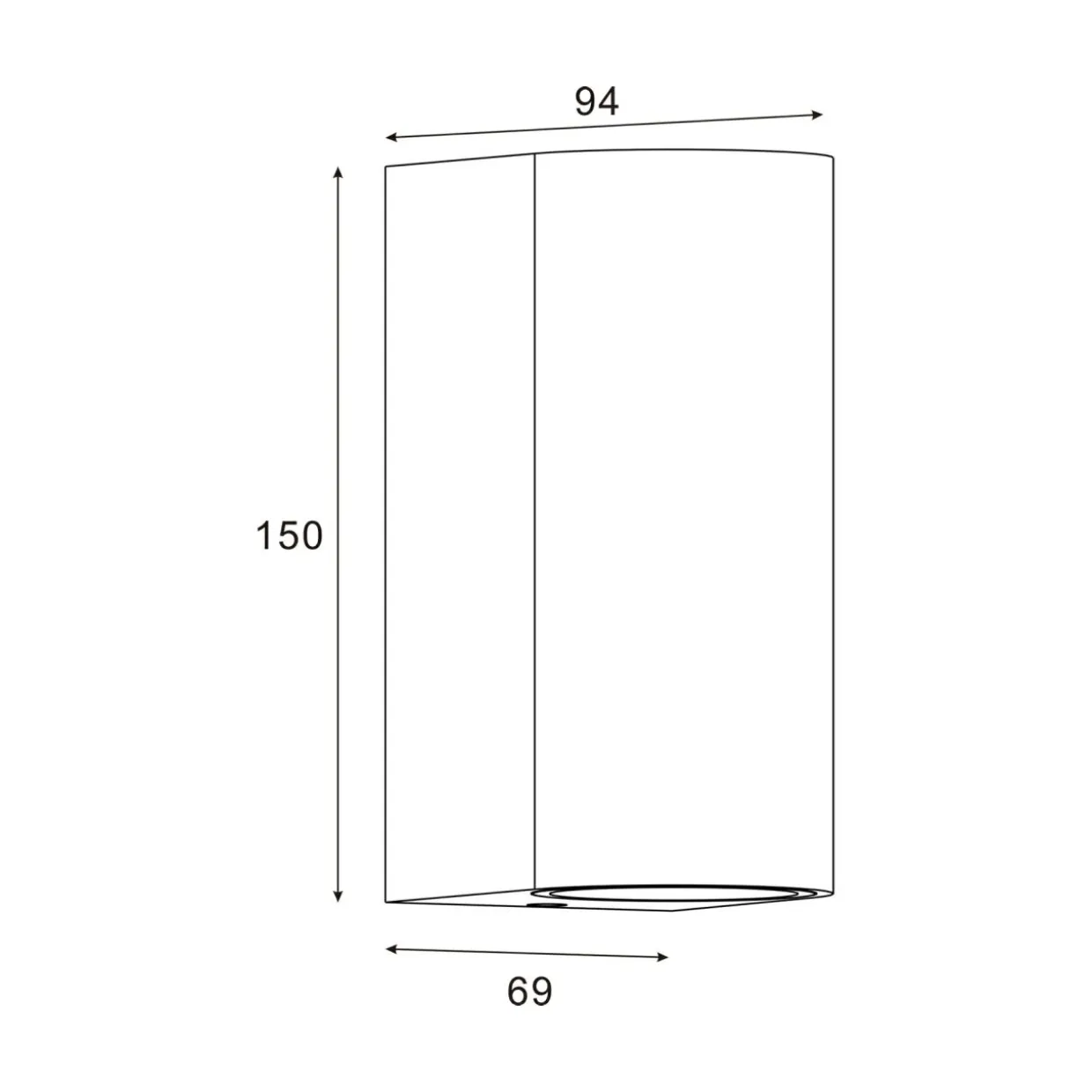 Kinkiet zewnętrzny ścienny HARMONIA ip44 czarny