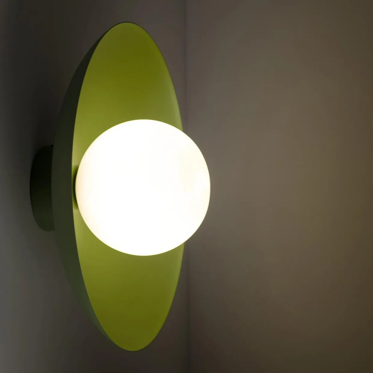 Kinkiet zielony SLATE PEAPOD GLASS