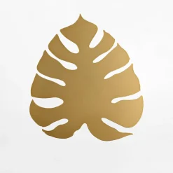 Kinkiet złoty liść MONSTERA