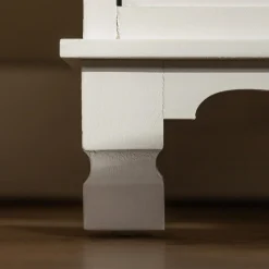 Klasyczna szafka nocna biała CLESS