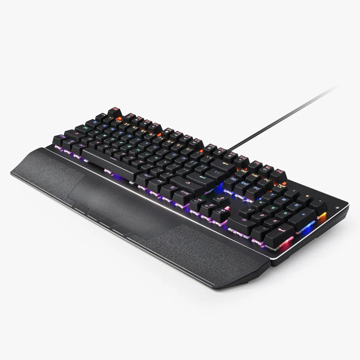 Klawiatura gamingowa metalowa czarna z podświetleniem LED VMK3BK11 VARR