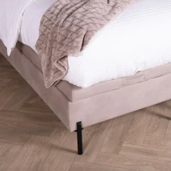 Łóżko beżowe DONNA DUO SOFT 140 cm